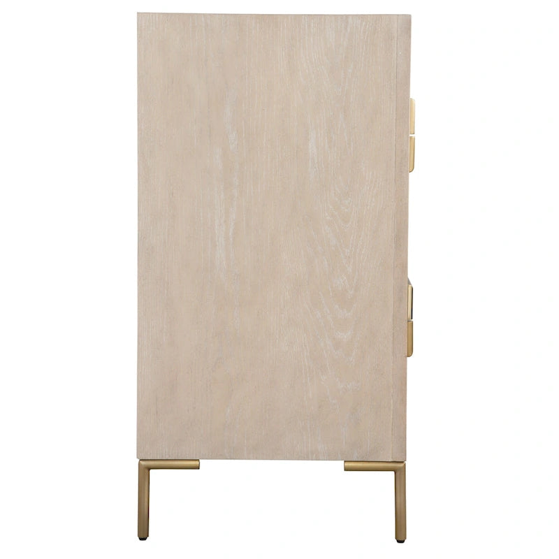Commode d'appoint en bois à 4 tiroirs