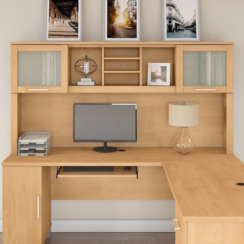 Hutch de 72 po pour bureau en L