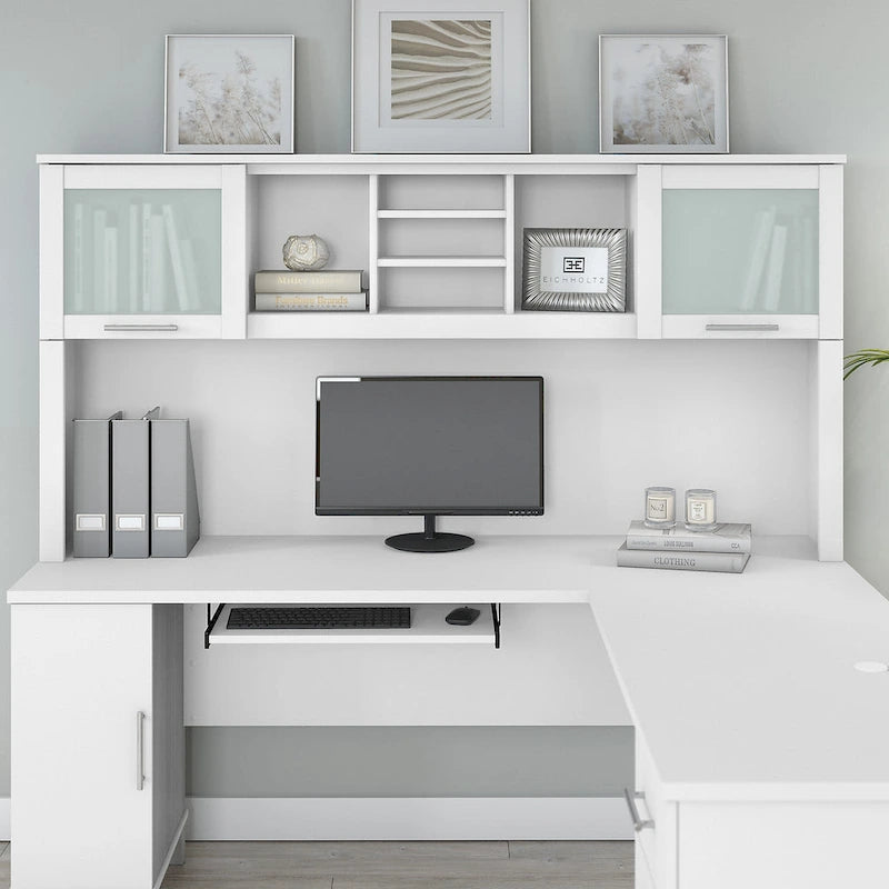 Hutch de 72 po pour bureau en L