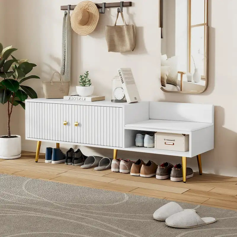 Banc à chaussures moderne