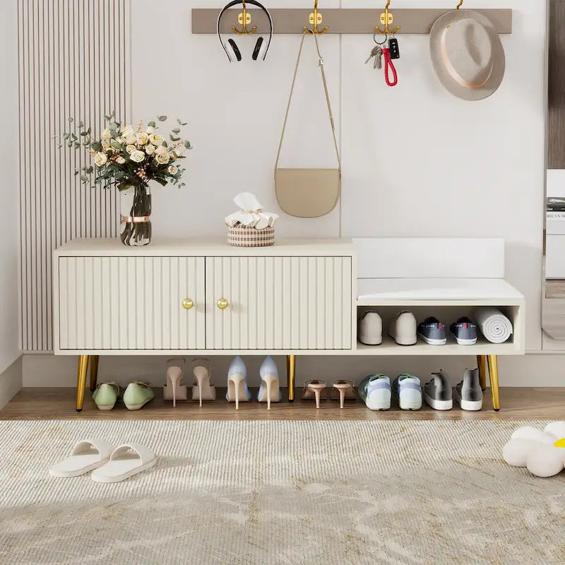 Banc à chaussures moderne