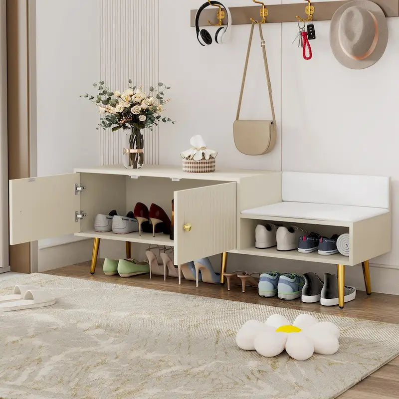 Banc à chaussures moderne