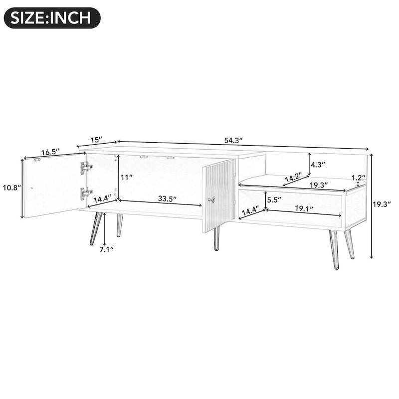 Banc à chaussures moderne
