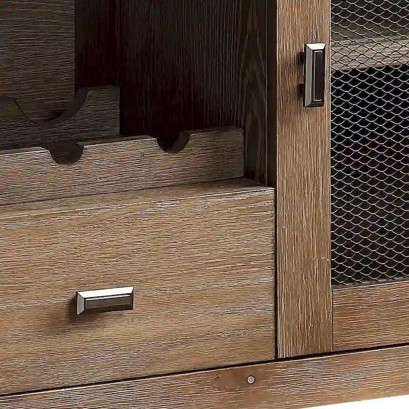 Serveur à 2 portes et 4 tiroirs