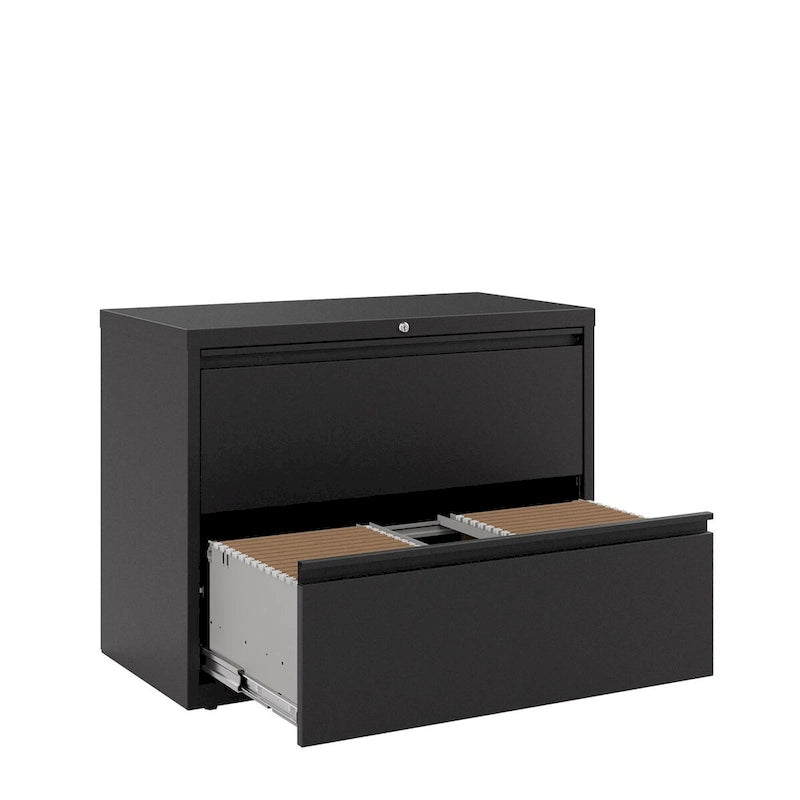Classeur latéral en métal à 2 tiroirs de 36 W pour la maison/le bureau avec finition texturée mate de qualité supérieure