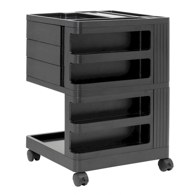 Organisateur de rangement mobile rotatif 4 faces – 18 L x 18 P x 26 H