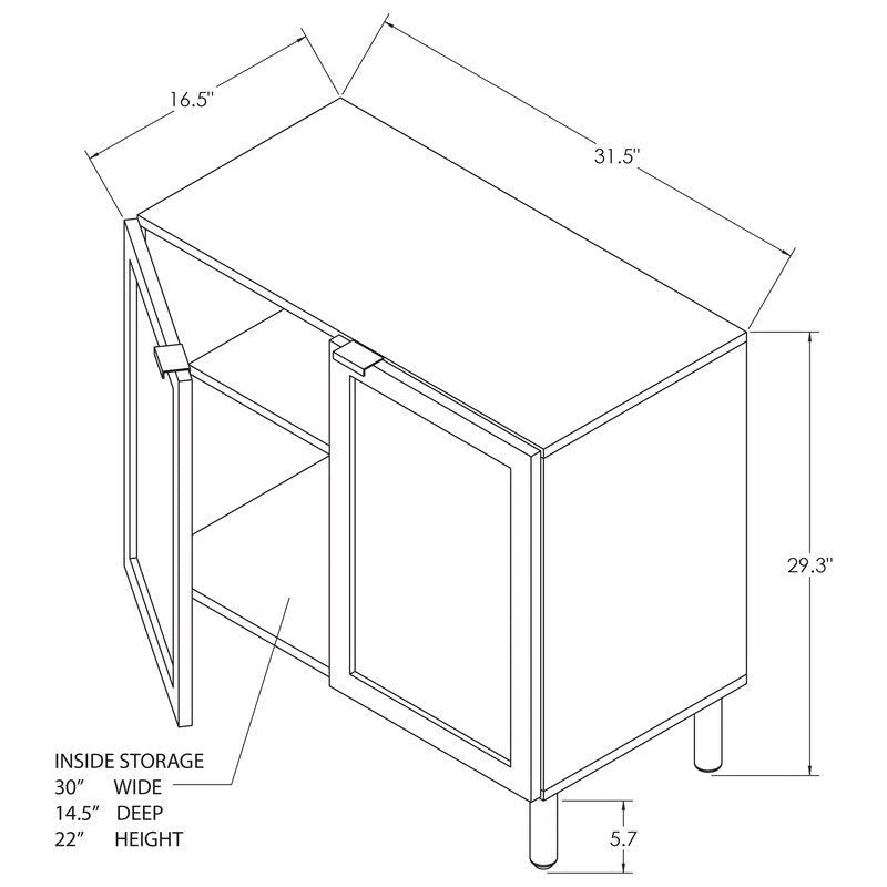 Armoire à 2 portes