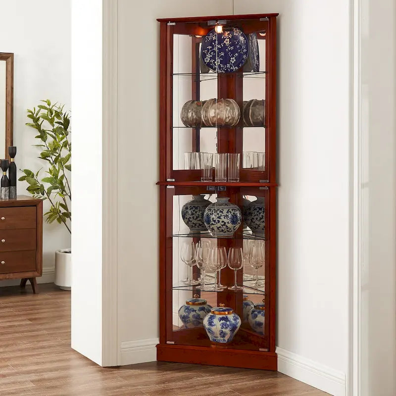 Armoire en porcelaine à miroir