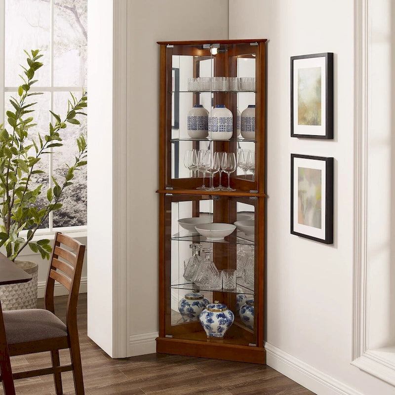 Armoire en porcelaine à miroir