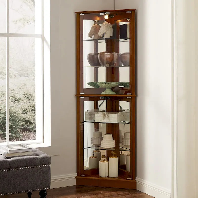 Armoire en porcelaine à miroir