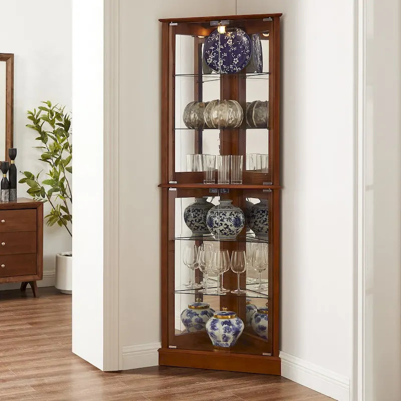 Armoire en porcelaine à miroir