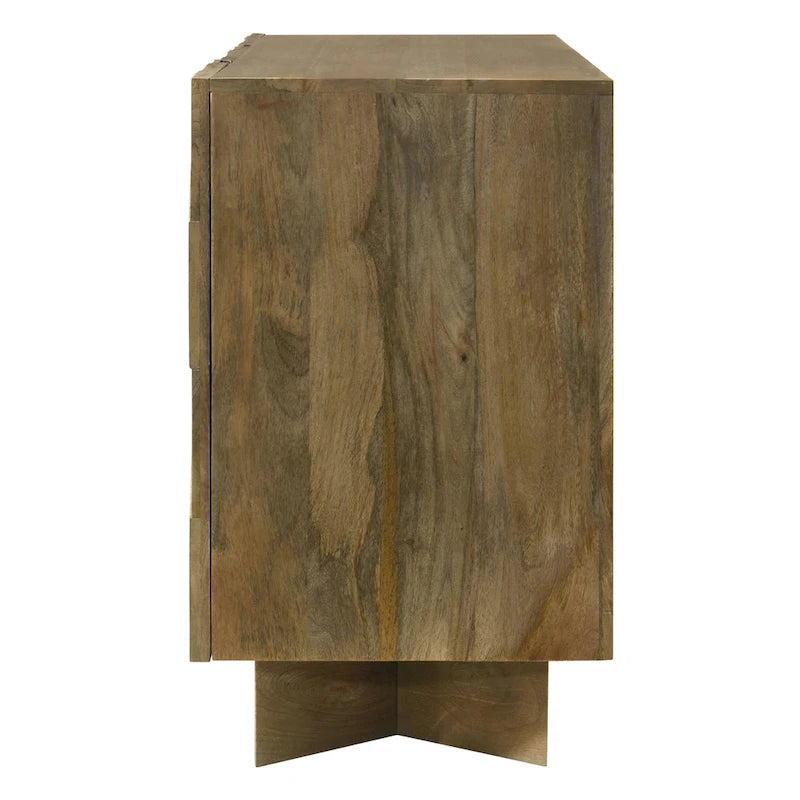Serveur 3 portes marron