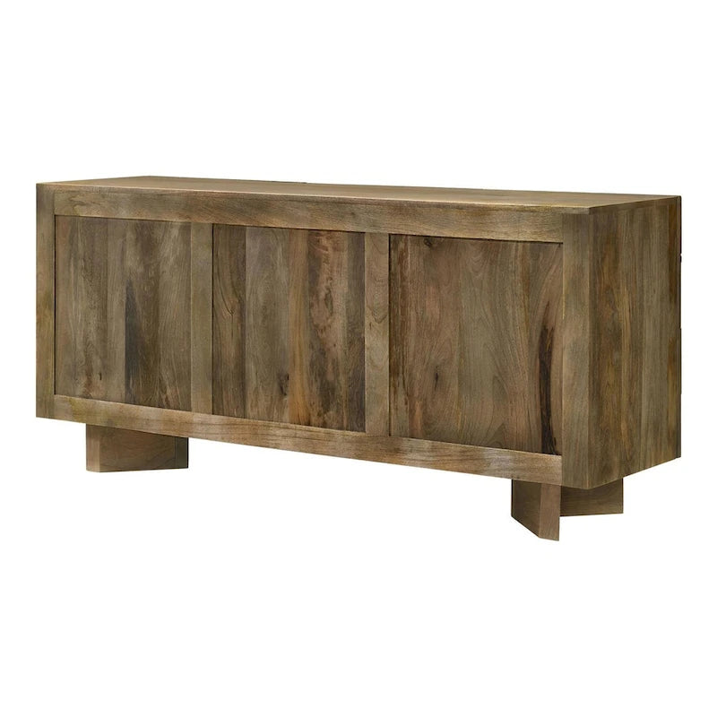 Serveur 3 portes marron