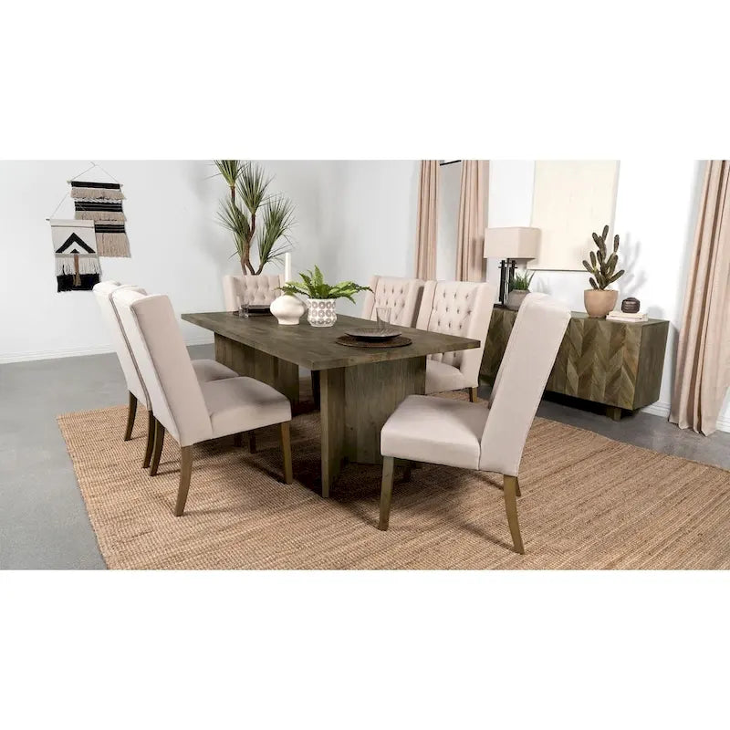 Serveur 3 portes marron