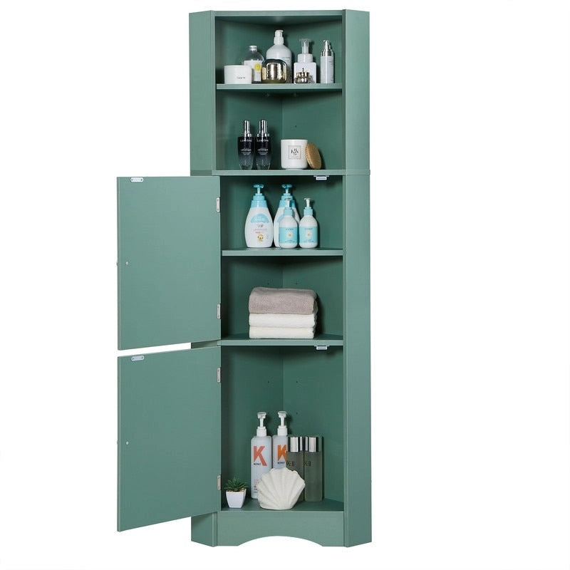 Meuble d'angle de salle de bain autoportant