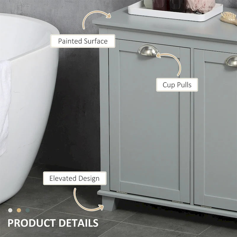 Meuble de tri de linge basculant