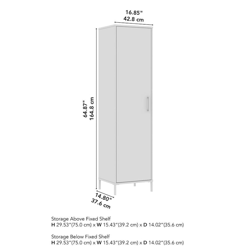 Meuble de rangement étroit pour salle de bain